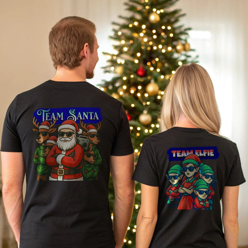 Cooles Weihnachts T-Shirt "Team Santa"