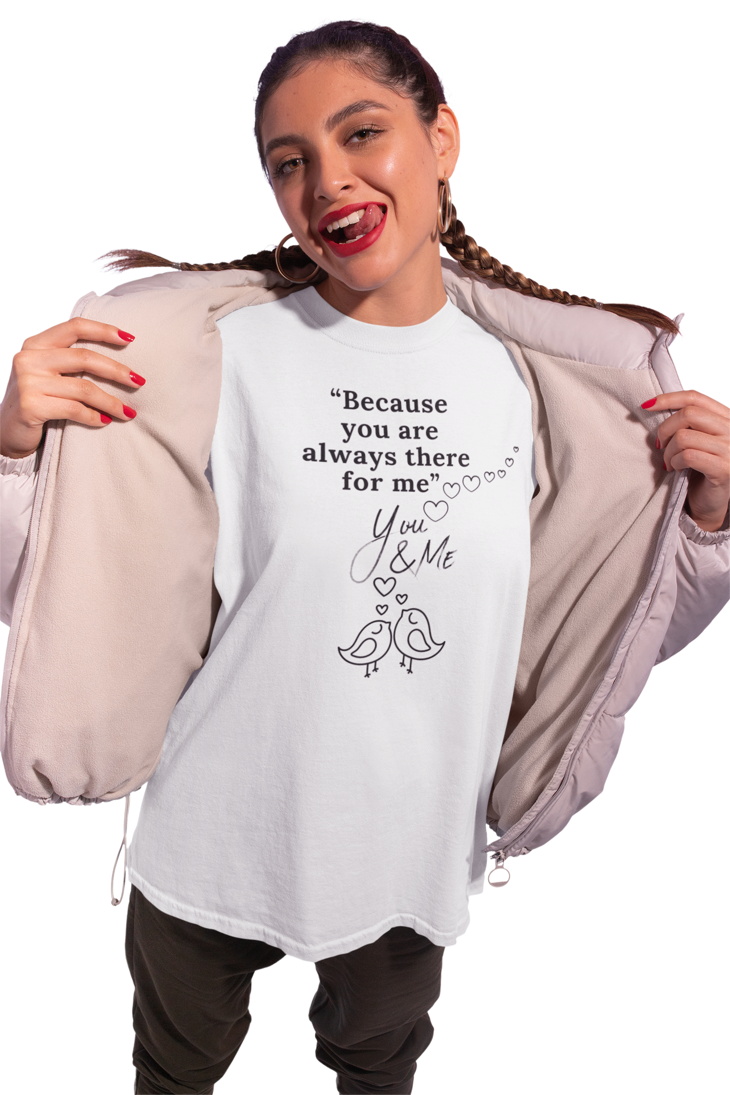 Partner T-Shirt "always there for me"