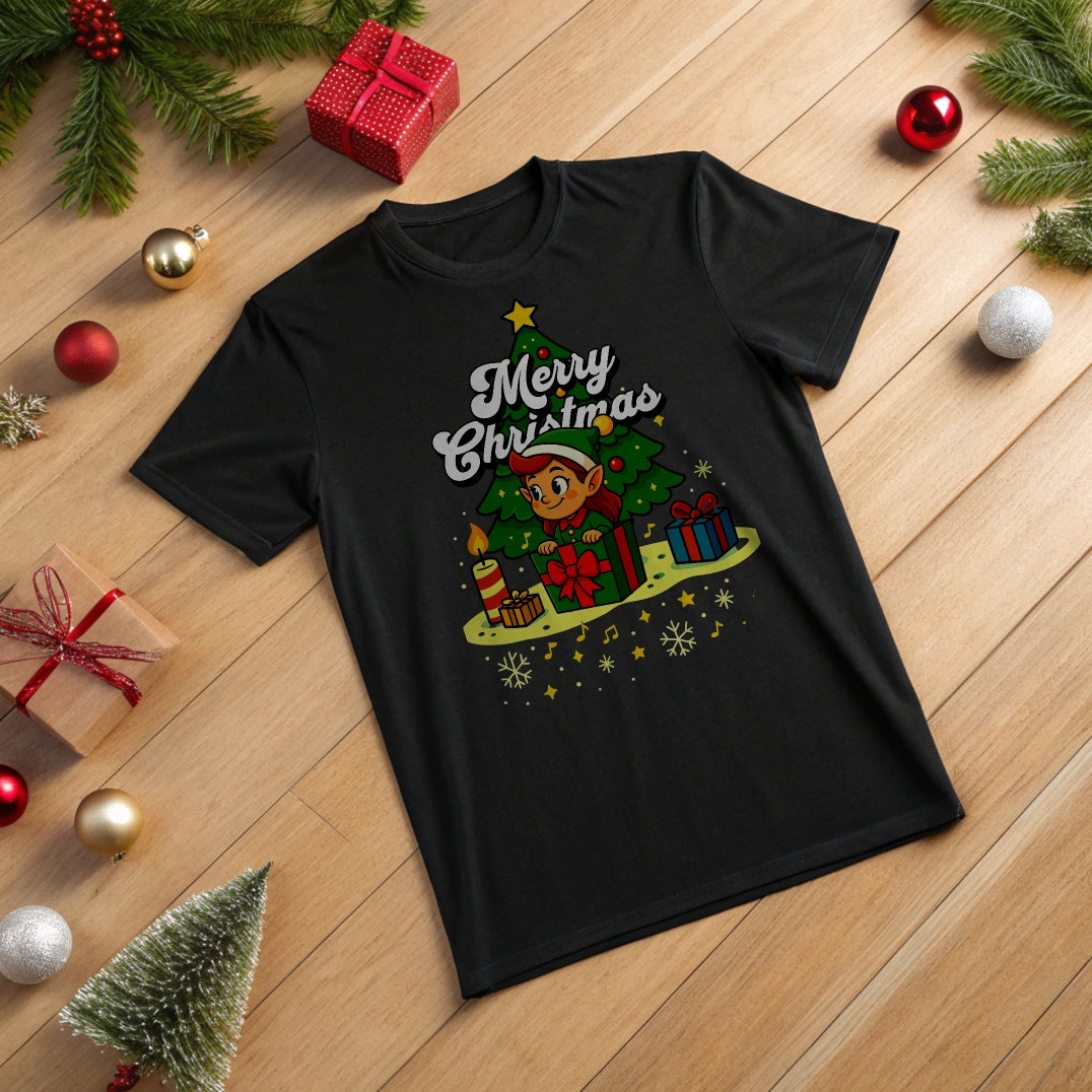 Schönes Weihnachts T-Shirt "Elfen (w)"