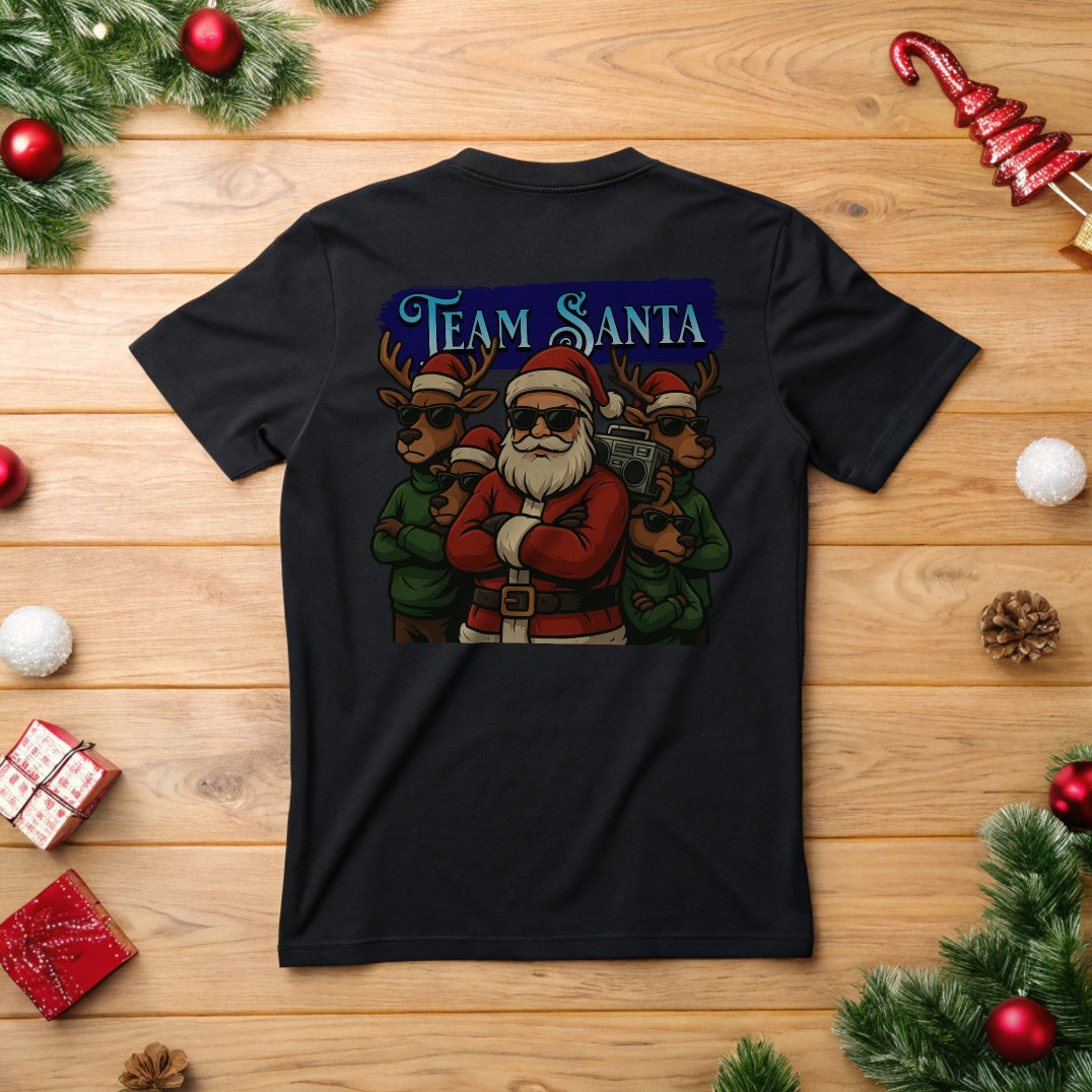 Cooles Weihnachts T-Shirt "Team Santa"