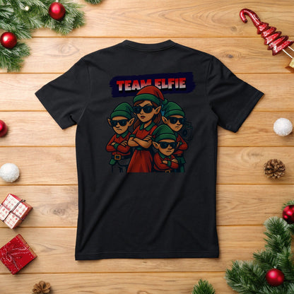 Cooles Weihnachts T-Shirt "Team Elfie"