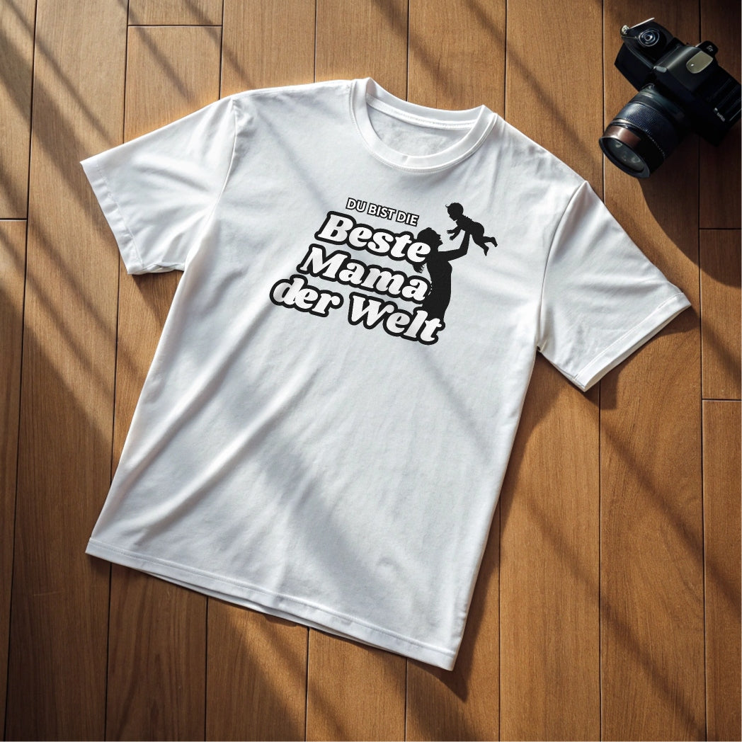 Mama T-Shirt "Beste Mama der Welt"
