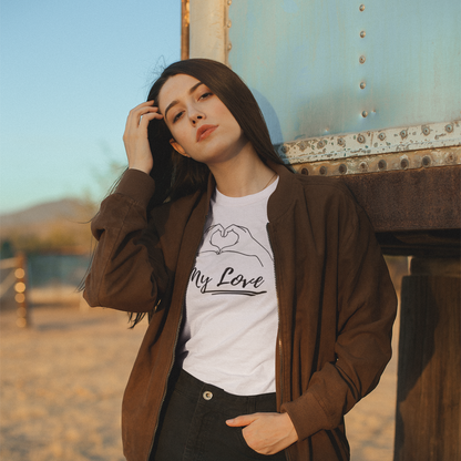 Paar T-Shirt „My Love“