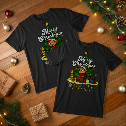 Schönes Weihnachts T-Shirt "Elfen (w)"