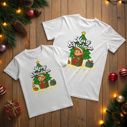 Schönes Weihnachts T-Shirt "Elfen (w)"